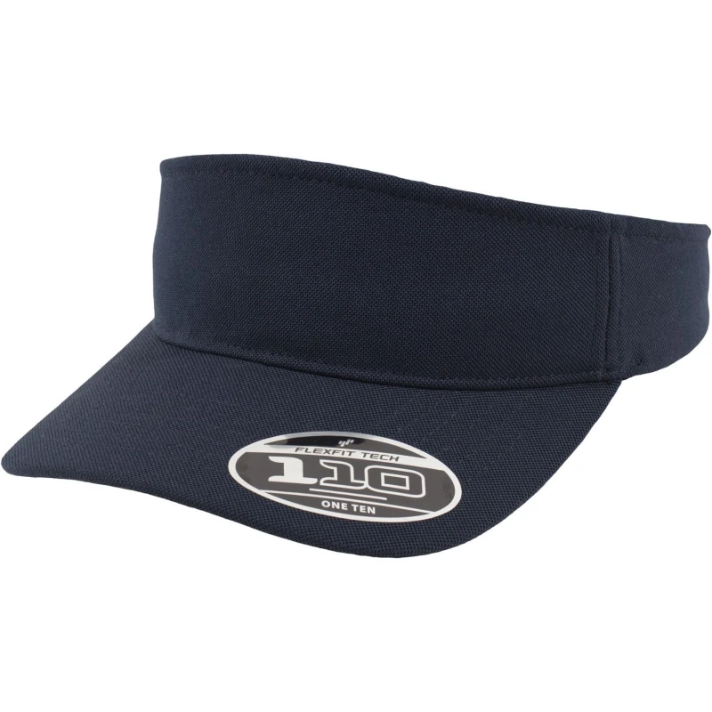 Image of Flexfit by Yupoong 110 Visor Cap in Navy Navy Unisex One Size