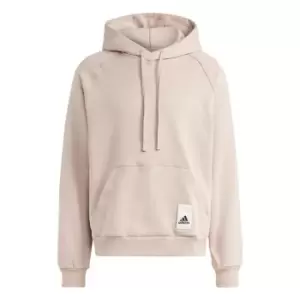 Image of adidas Lounge Fleece Hoodie Mens - Pink