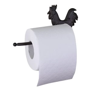 Image of Cast Iron Rustic Toilet Roll Holder, Chicken