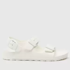 Image of BIRKENSTOCK White Milano Eva Junior Sandals