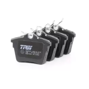 Image of TRW Brake pad set PEUGEOT,CITROEN GDB1596 425326,425404,425421 425491,E172240,425279,425326,425421,425491,E172240