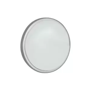 Image of Fan Europe EVER LED Outdoor Flush Silver, IP65 2400lm 4000K 30x7.8cm