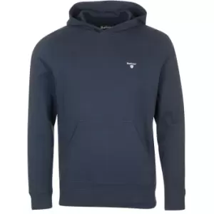 Image of Barbour Mens Essentials Pop Over Hoodie Navy XXL