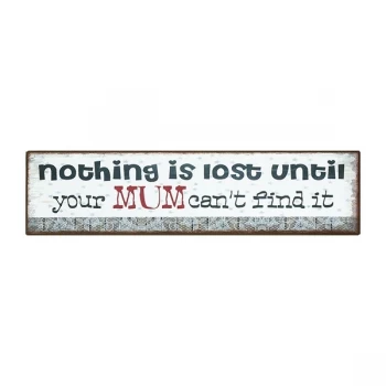 Image of Nothing Is Lost Metal Plaque By Heaven Sends