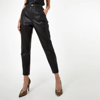 Image of Biba BIBA x Tess Daly Leather Trousers - Black