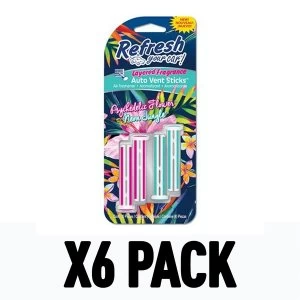 Image of Psychic Flower/Neon Jungle (Pack Of 6) Refresh Vent Stick