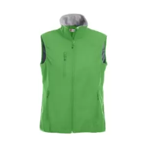 Image of Clique Womens/Ladies Plain Softshell Gilet (S) (Apple Green)