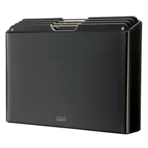 Image of Joseph Joseph Folio Steel 4 Piece chopping board set Stainless Steel