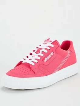 Image of adidas Originals CONTINENTAL VULC Junior Trainer - Pink, Size 3