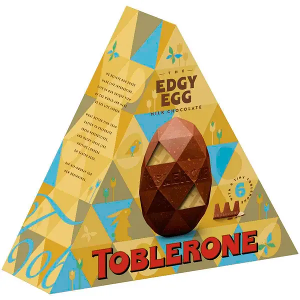 Image of Cadbury Gifts Direct Toblerone The Edgy Egg Milk Chocolate 4091617
