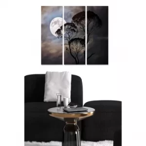 Image of MDF3866775 Multicolor Decorative MDF Painting (3 Pieces)