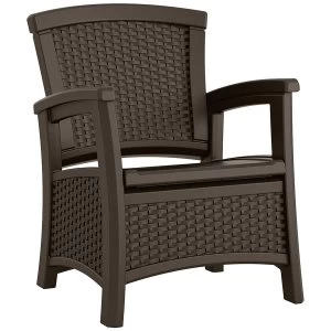 Image of Suncast 42L Club Armchair with Storage - Java