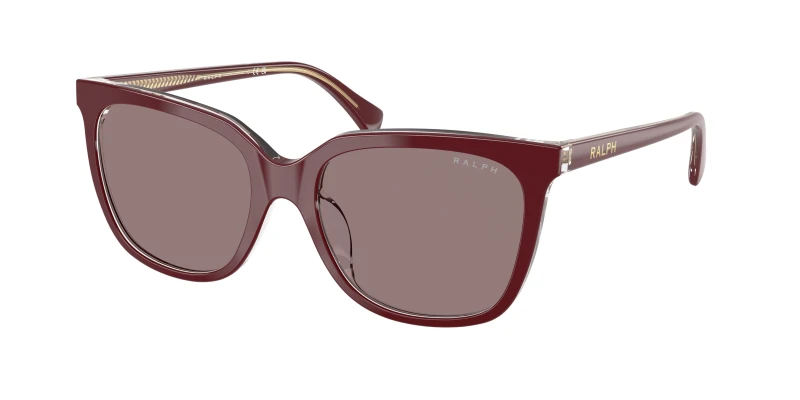 Image of Ralph 0Ra5343U Square Sunglasses - Dark Red Dark Red WUF70 Female