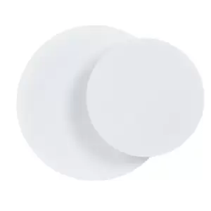 Image of Circle All White Flush Wall Lamp 1x G9