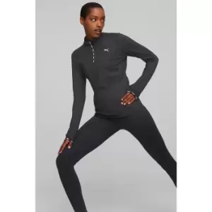 Image of Puma Strong Black 1/4 Zip Top