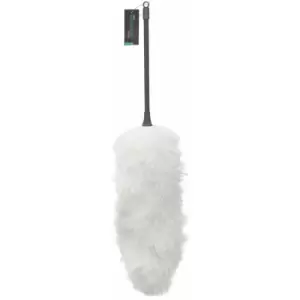Image of JVL Lightweight Flexible Microfibre Duster with Pole, Grey