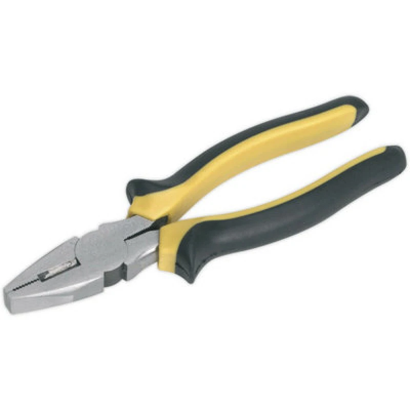 Image of Loops 200mm Combination Pliers - Oversized Grip - Corrosion Resistant - Hardened Steel Metallics
