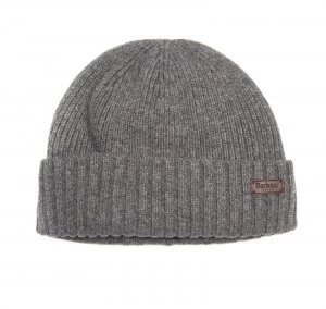 Image of Barbour Mens Carlton Beanie Hat - Grey