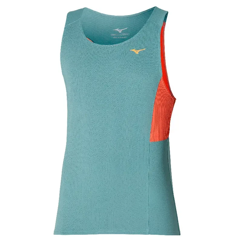Image of Womens tank top Mizuno Active Dryaeroflow Tank Bleu Female M