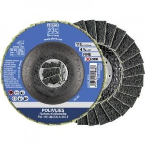 Image of PFERD 44694203 HORSE POLIVLIES-FANS DISC 115mm X-LOCK CORAND A 240 FINE Diameter 115mm 5 pc(s)