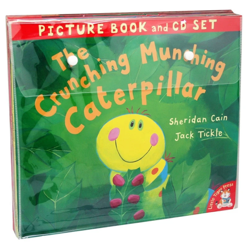 Image of The Crunching Munching Caterpillar and Other Stories Collection 10 Books & CDs Baker Taylor, Paul Bright, Steve Smallman Books