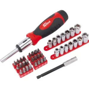 Image of Draper 40 Piece Ratcheting Screwdriver Socket Bit Set