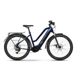 Image of Haibike Haibike Trekking 7 High Electric Hybrid Bike - Blue
