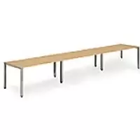 Image of dynamic Computer Desk Evolve Plus BR314BCHS Beech 4200 mm x 800 mm x 730 mm