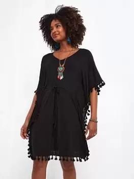 Image of Joe Browns Lace Trim Cami Vest Black, Size 8, Women