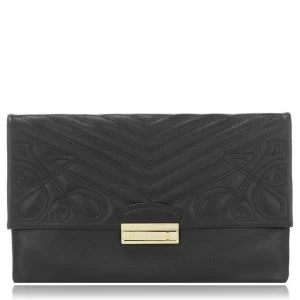 Image of Biba Eloise OS Lock Clutch - Black