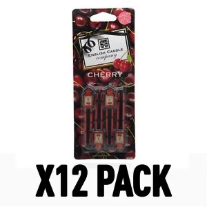 Image of Cherry (Pack Of 12) English Candle Vent Stick