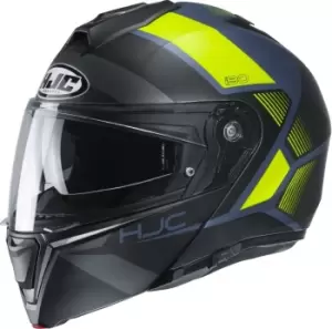 Image of HJC i90 Hollen Helmet, black-yellow, Size S, black-yellow, Size S