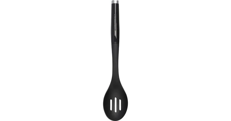 Image of KitchenAid KitchenAid Classic Plastic Slotted Spoon - Black