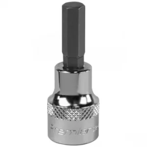 Image of Sealey SBH010 Hex Socket Bit 7mm 3/8"Sq Drive