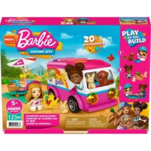 Image of Mega Bloks Construx Barbie Adventure Dream Camper Construction Set