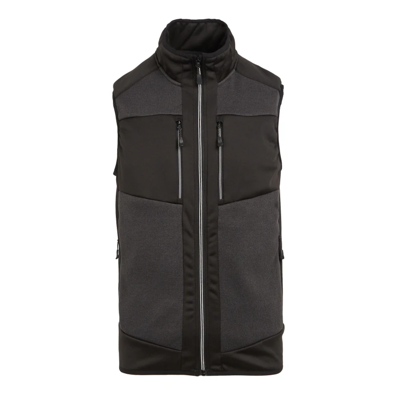 Image of Regatta Professional Mens Stretch Body Warmer in Pale Grey Size: XS Pale Grey Male XS