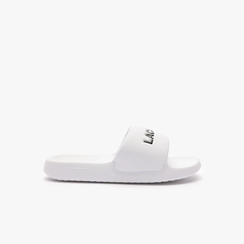 Image of Lacoste Serve 1.0 Sliders - White White 3