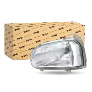 Image of TYC Headlights 20-3472-05-2 Headlamp,Headlight VW,GOLF III (1H1),Golf III Cabrio (1E7),GOLF III Variant (1H5)