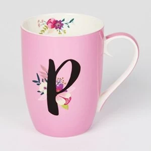 Image of Vintage Boutique Ceramic Mug - P (Pack of 2)