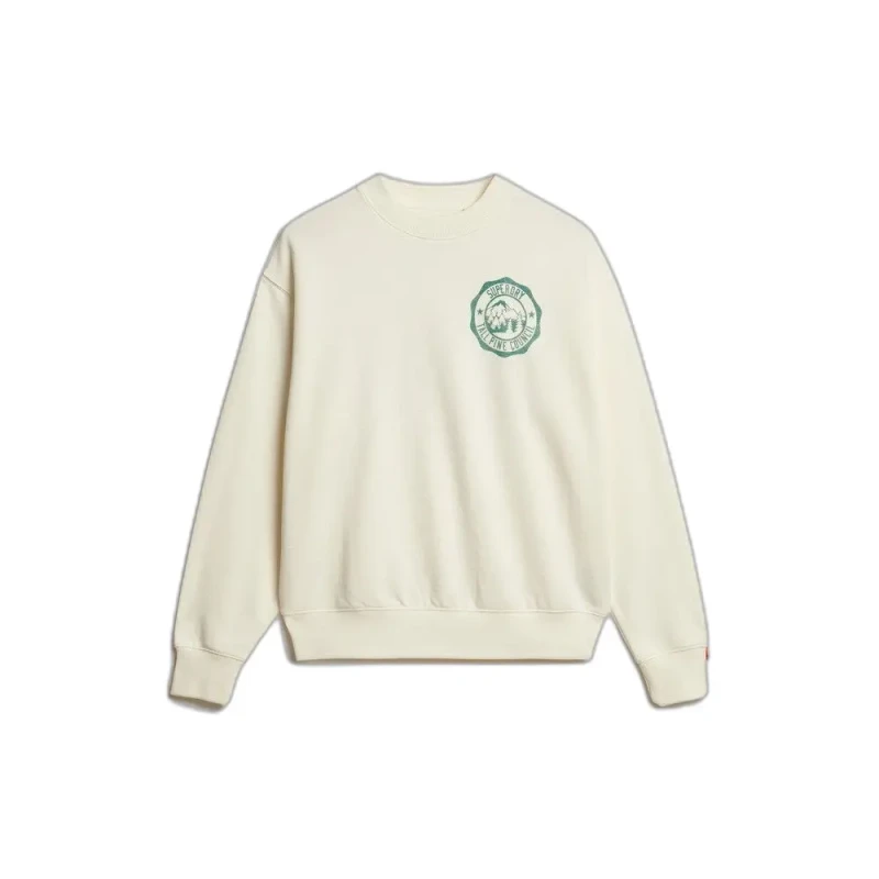 Image of Superdry Sweatshirt Superdry Lo-fi Outdoors Beige Unisex XL