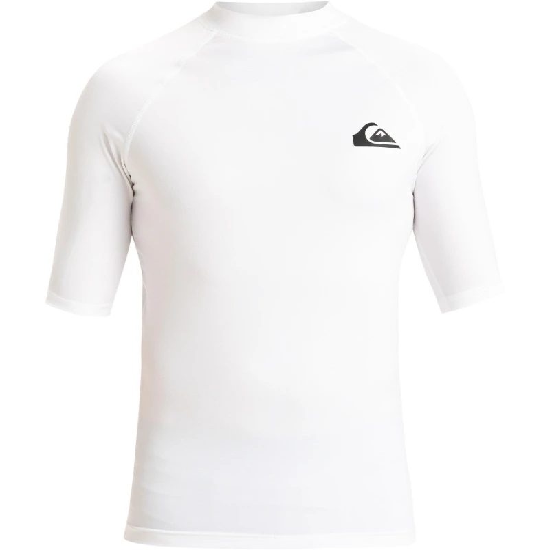 Image of Quiksilver Mens Quik UV Protection 50+ Rash Vest White male Medium