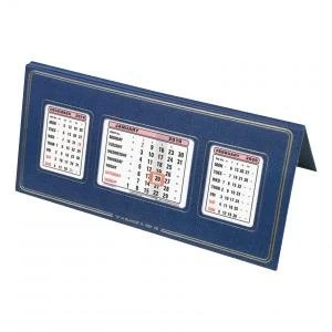 Image of At A Glance 3S 2019 Desk Calendar Three Month to View 3S 2019