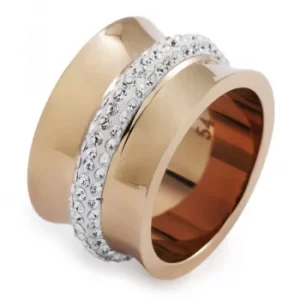 Image of Ladies Folli Follie PVD rose plating Size N.5 Dazzling Ring