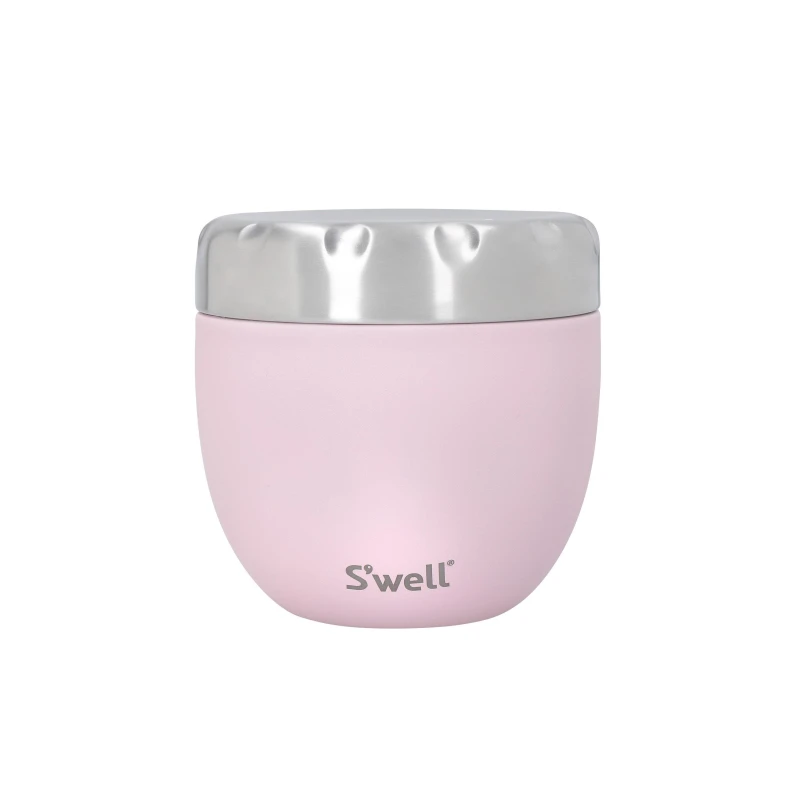 Image of Swell Swell Pink Topaz Eats 2-in-1 Food Bowl Pink unisex 12x12cm