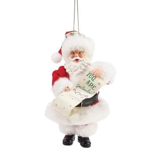 Image of Spectacular Santa Hanging Ornament