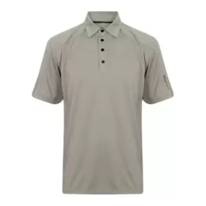 Image of Island Green Performance Golf Polo Mens - Grey