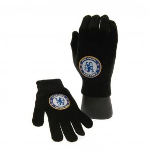 Image of Chelsea FC Knitted Junior Gloves