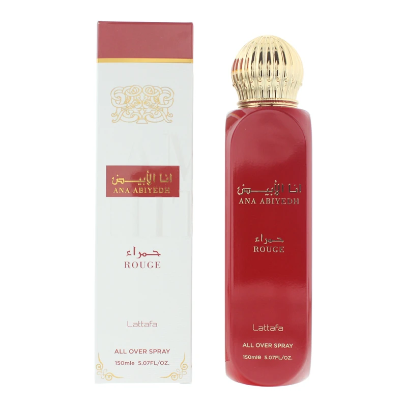 Image of Lattafa Ana Abiyedh Rouge All Over Body Spray 150ml