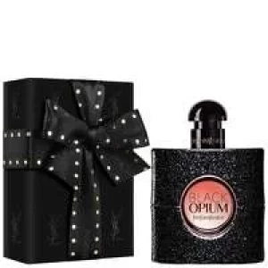 Image of Yves Saint Laurent Black Opium Pre-Wrapped Christmas 2021 Edition Eau de Parfum For Her 50ml