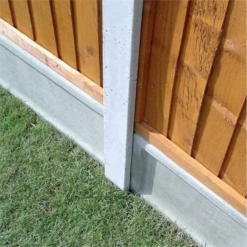 Image of Concrete Gravel board (L)1.83m (W)150mm (T)50mm Pack of 5